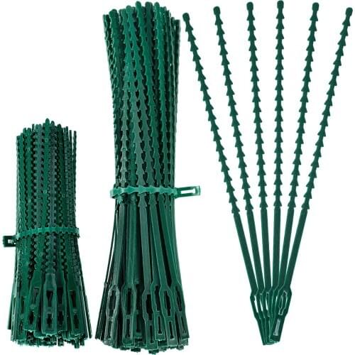 50 Pieces Adjustable Flexible Garden Plant Twist Ties Multi-Function Sturdy Plant Support Tree Shrub 13.5cm/ 22.5 cm