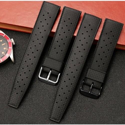 For Seiko SRP777J1 skx007 20mm 22mm Tropical Rubber Strap Soft Sport Silicone Wrist Band Men Waterproof Diving Replacement Belt