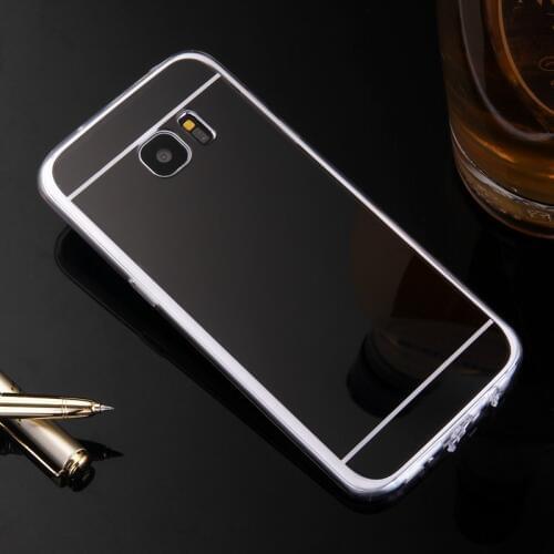 Luxury Etui for Samsung Galaxy S5 S4 S3 A3 A5 A7 2016 Case Mirror TPU Back Phone Cover for Samsung Galaxy S7 S6 Edge A8 G530