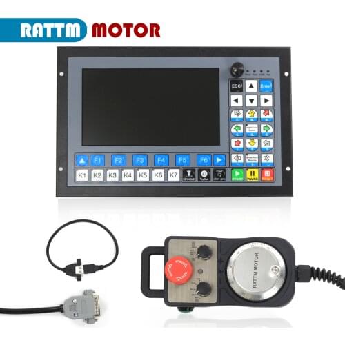 【RU/ EU】4 Axis Standalone Motion CNC Controller off-line DDCS Expert & MPG Handwheel