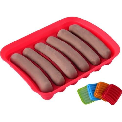 Sausage Maker Silicone Mould Handmade ham sausage mould Kitchen Making Refrigerated Hot Dog tool DIY Sausage Mold Baking Tools