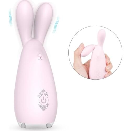 Lovely Sex Products Clitoris Nipple Stimulator Women Adult Sex Toys Vibrating Massage Mini Rabbit Vibrator
