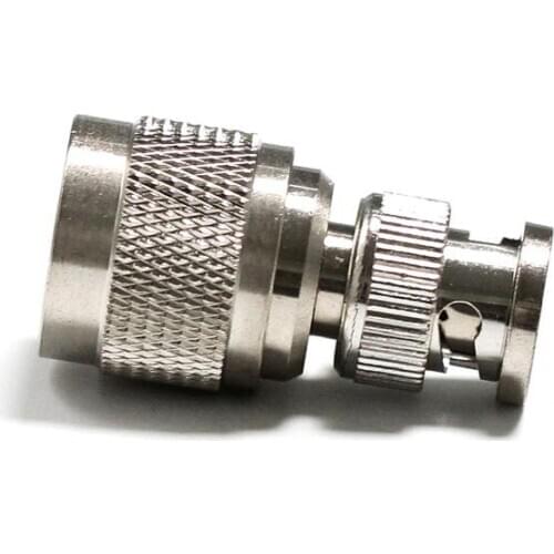 1pc N Male Plug to BNC Male RF Coax Adapter convertor Straight Nickelplated NEW wholesale