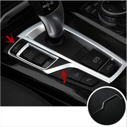 Car Center Console Gear Shift Box Sequins Stall Decoration strip Cover Trim sticker for BMW 5 series X3 X4 F10 F25 F26 2011-2017