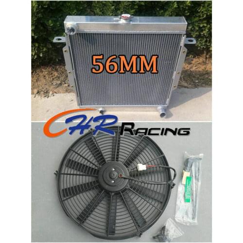 FOR NEW Aluminum Radiator +FAN Toyota Land Cruiser Landcruiser 75 Series HZJ75 90-01