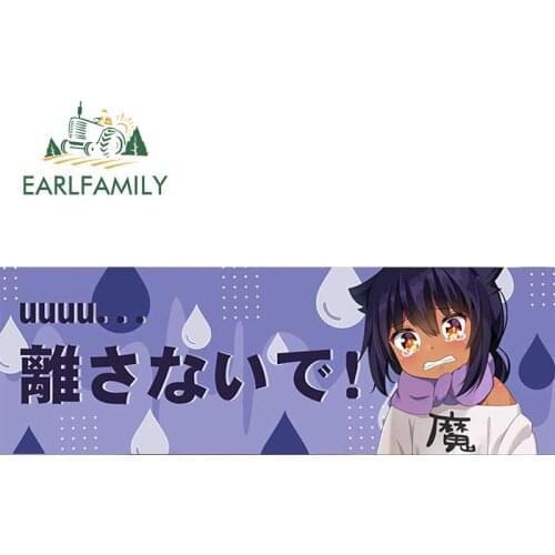 EARLFAMILY 13cm x 4.4 for Jahy Sama wa Kujikenai Car Accessoires Stickers Vinyl Decals Scratch-Proof Laptop Graffiti Graphics