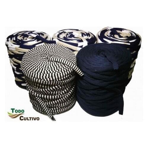 Elastic tie cloth. Pack 5 coils of 0,5 kilos