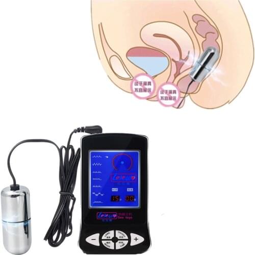 Electric Shock Anal Vaginal Plug Butt Sex Toys For Men Women Masturbator Medical Themed Toys Accessories Electro Massager