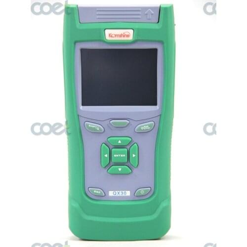 DHL Free Shipping Cheap Plam SM OTDR Komshine QX30 Handheld Singlemode OTDR 1550nm 28dB optical time-domain reflectometer
