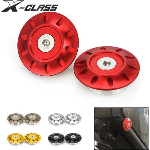 Motorcycle Frame Hole Cover Fairing Bolt Bumper Cap Plug CNC Aluminum Accessories for Vespa GTS GTV 250 300 Sprint Primavera 150