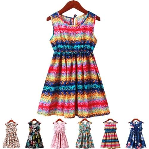 Summer Girls Dress For Girls Butterfly Floral Print Teenagers Party Dress Designer Formal Princess Dress Kids Vestido 6-12Y
