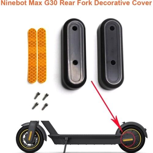 Ninebot Segway Max G30 Spare Parts Rear Fork Decorative Cover Lateral Plastic Cover with Reflector