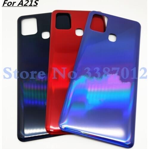 New Battery Back Door Rear Cover For Samsung Galaxy A21S Housing Door Battery Back Cover+Adhesive