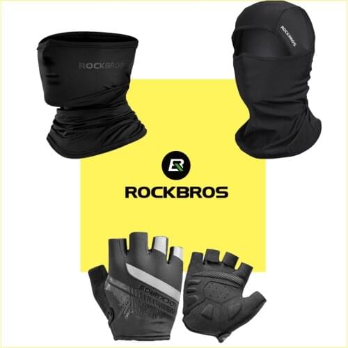 ROCKBROS Cycling Gloves Shock Absorption Breathable Bicycle Gloves Anti-slip Comfortable Fashion Printing Outdoor Sports Gloves