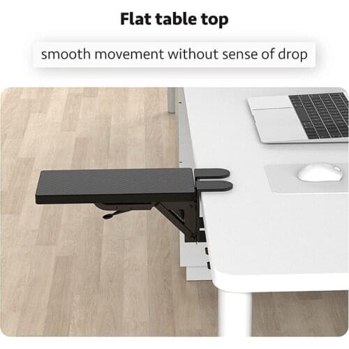 Computer Arm Rest Support for Desk, Sturdy Mouse Arm Rest Support, Desk Extender for Home and Office, Stable Structure