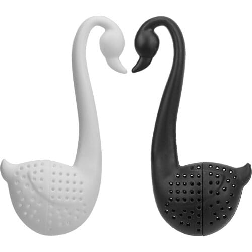 HILIFE Swan Loose Tea Strainer Tea Infuser Kitchen Gadget Tea Tools Coffee Filter Herb Spice Filter Diffuser