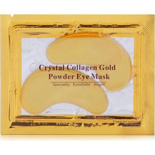Anti-Aging Gold Crystal Collagen Eye Mask Skin Care Eye Patches Crystal Beauty Anti Dark Circle Anti-Puffiness Cream 10pcs=5pack