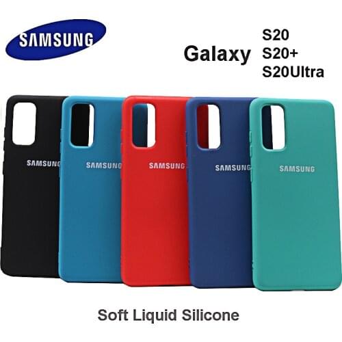 Samsung Galaxy S20 S20 Plus S20 Ultra Case Silky Silicone Cover Soft-Touch Back Protective Housing For S20 S20+ S20Ultra