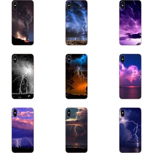 Beautiful Spectacular Lightning Soft Case Accessories For Xiaomi Mi note 9 10 mi10 mi9 mi8 pro lite SE Mi A1 A2 A3 CC9 CC9E 9T