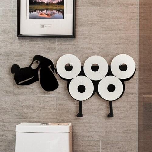 Toilet Paper Holder,Free-Standing Bathroom Tissue Storage,Toilet Roll Holder for Kitchen/Bathroom Storage