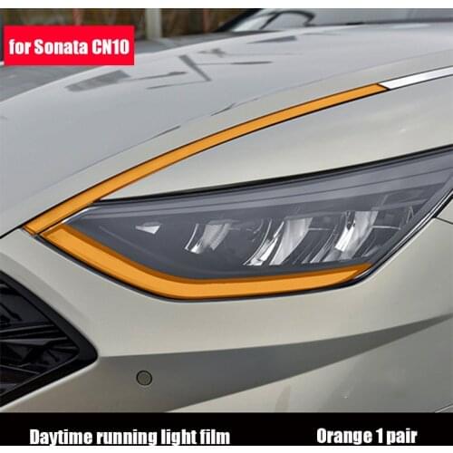 For Hyundai Sonata CN10 2020 driving lights, car tail fog lights, rearview mirrors, turn lights, color change film decoration