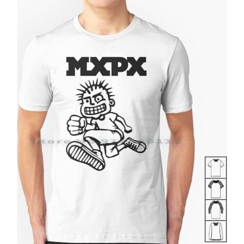 Mxpx Punk Head T Shirt 100% Cotton Punk Metal Mxpx Band Afi Music Alternative Greenday Nofx Blink 182