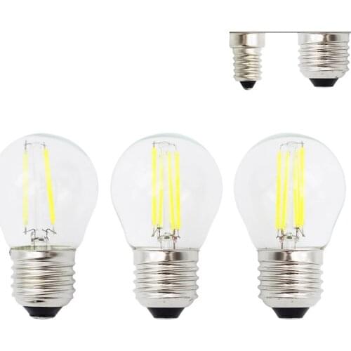 G45 COB LED Light Bulb 6W 9W 12W Glass E27 Lamp 220V LED Spot Light for Pendant Lighting Fixture Home Lighting Chandeliers