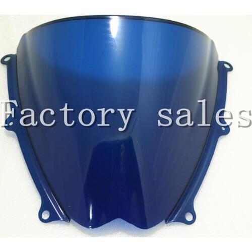 HotSale For Suzuki GSXR 1000 R K7 2007 2008 Blue Windshield WindScreen Double Bubble 1000R 07 08 GSXR1000 R GSX-R