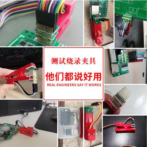 Customization PCBA Test Stand Fixture Test stand PCB clip Clamp Fixture fixture Probe pogo pin Download Program Burn