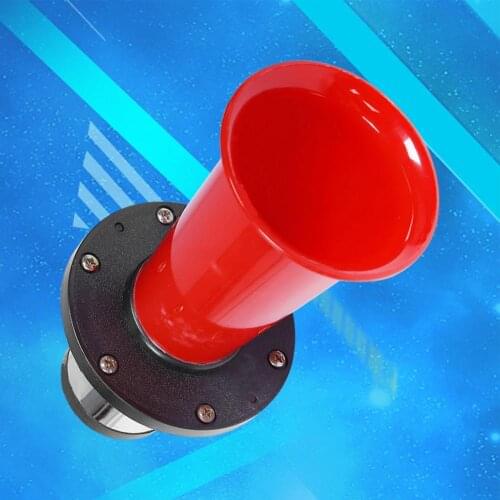 Red Simple 12V Ooga Sound Red Electric Horn Lightweight Air Horn Portable for Car