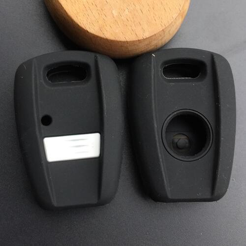 Silicone car key cover case set holder for fiat punto doblo bravo key cover case