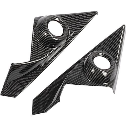 For Honda Civic 2016-2019 Inner a Pillar Door Stereo Speaker Cover Trim Ring Garnish Molding Car Sticker Accessories