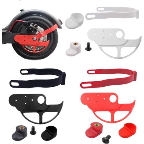 Scooter Rear Wheel Braker Disc Guard for Xiaomi M365 Electric Scooter Shock Absorber Bracket Protection Cable Scooter Accessorie