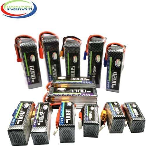 6S RC LiPo Battery 6S 22.2V 1800 2200 3500 4200 5200 6000 10000 12000mAh 30C 40C 60C For RC Drone Helicopter Quadcopter Airplane