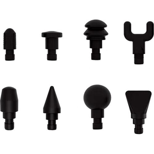 8pcs Muscle Massage Gun Head Set for 19mm Diameter Muscle Massage Gun Sports Fitness Person Body Muscle Replacement Massage Head