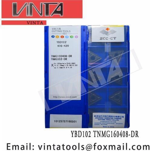 Free shipping high quality 10pcs/lots YBD152 YBC152 YBD102 YBC351 YBC252 TNMG160408-DR cnc carbide turning inserts