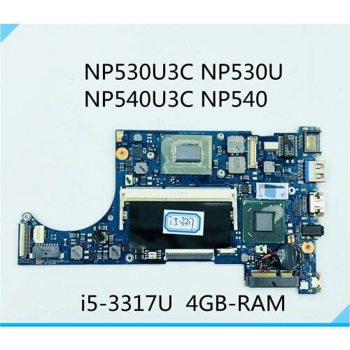 BA92-11452A BA41-10452A BA41-02022A Mainboard for Samsung NP530U3C 530U3C NP540U3C 540U3C Laptop Motherboard i5-3317U 4GB-RAM
