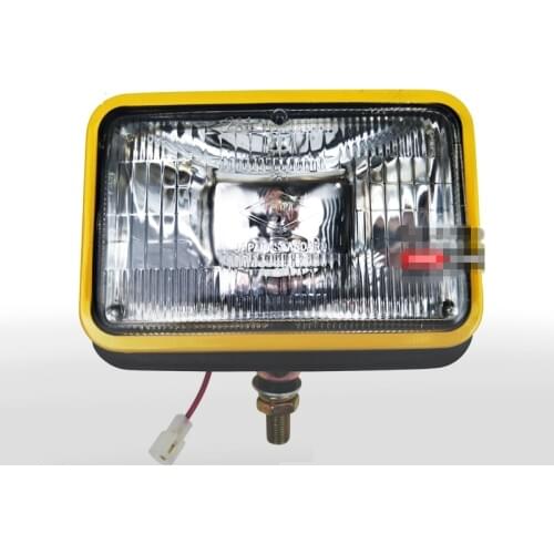 For Komatsu PC Kobelco SK SANY ZX CAT Excavator general headlight iron shell square light boom light Excavator Accessories