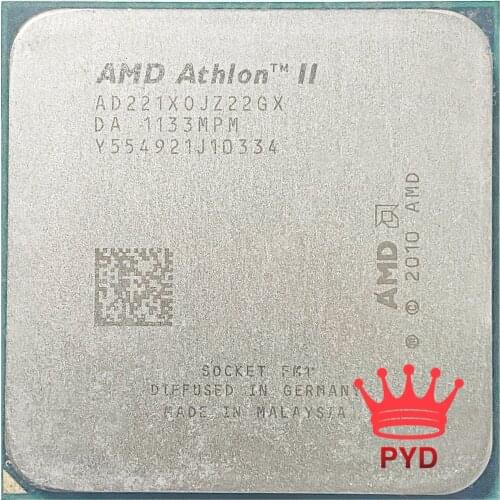 AMD Athlon II X2 221 2.8 GHz Dual-Core CPU Processor AD221XOJZ22GX Socket FM1