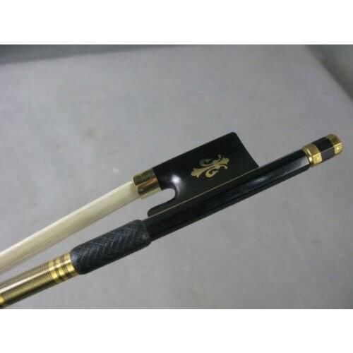 Nice black Carbon fiber VIOLA bow 4/4,good balance