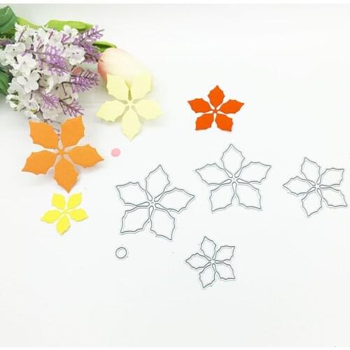 Julyarts 4Pcs New 2019 Dies Metal Cutting Flower Dies Stencils For Scrapbooking Embossing DIY Card Making Craft Die Cut Stitch