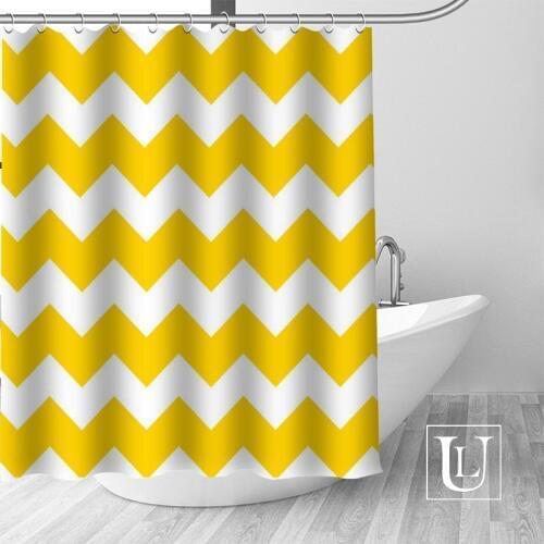Colorful Of Chevron Shower Curtains Custom Design Creative Shower Curtain Bathroom Waterproof Polyester Fabric