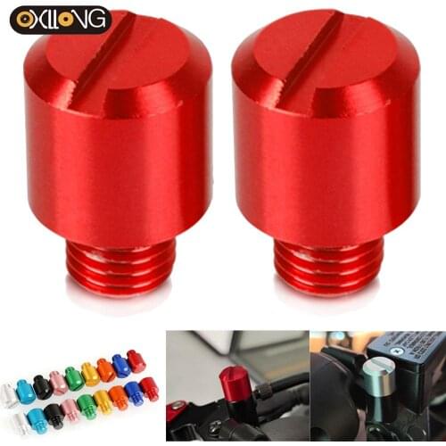 M10*1.25 For Benelli Leoncino 500 Leoncino250 BN600 300 BMW G650GS G310R G310GS Kawasaki Rear View Mirrors Hole Plug Screws Cap