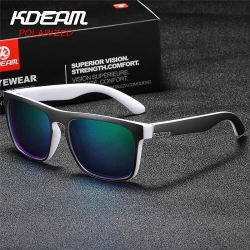 KDEAM 2019 Polarized Sunglasses Men/Women Brand Designer Sport Sun Glasses 6 Colors UV400 Driving Fishing Gafas De Sol