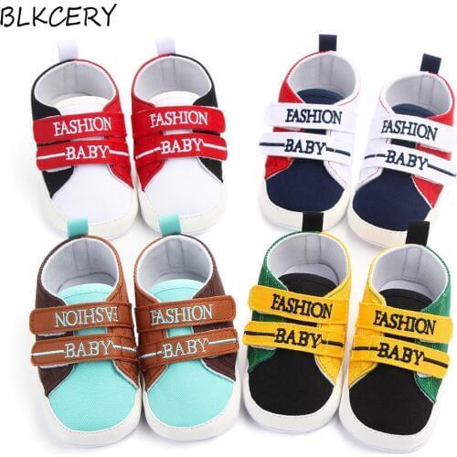New Fashion Baby Shoes Newborn First Walkers Fashion Baby Boy Shoes Cotton Casual Shoes for Girls Sneakers