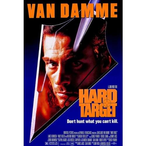 NEW HARD TARGET VAN DAMME MOVIE Art print Silk poster Home Wall Decor