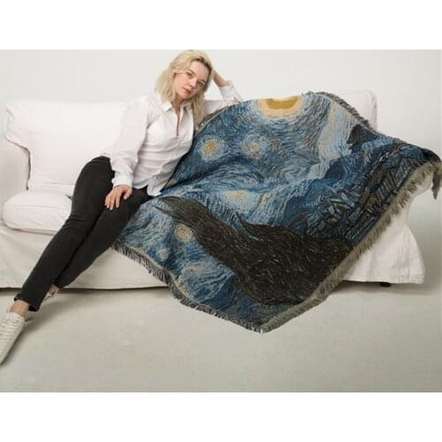 Хлопковые пледы на диван OLIVE TEXTILES China At AliExpress