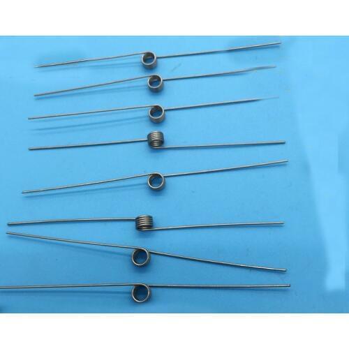 Long Torsion Spring 0.6mm Line Diameter Outer Diameter 5mm 180degree Stainless Steel Small Torsion Spring Clip 20pcs