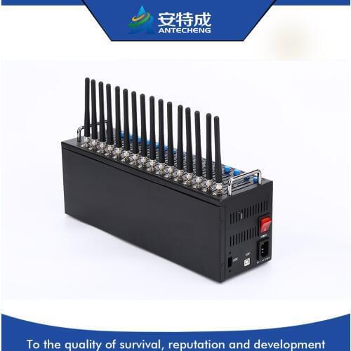 SIMCOM 3g 16 port modem pool, wcdma sim5320e 16 port 3g modem pool, bulk sms device modem 16 port