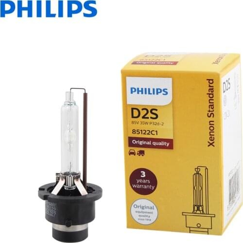 1X Philips HID D2S 35W Xenon Standard 4200K Auto Original Headlight Car Genuine Bulbs OEM Replacement Upgrade D2 ECE 85122C1